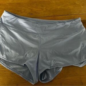 Lululemon athletic shorts light blue
